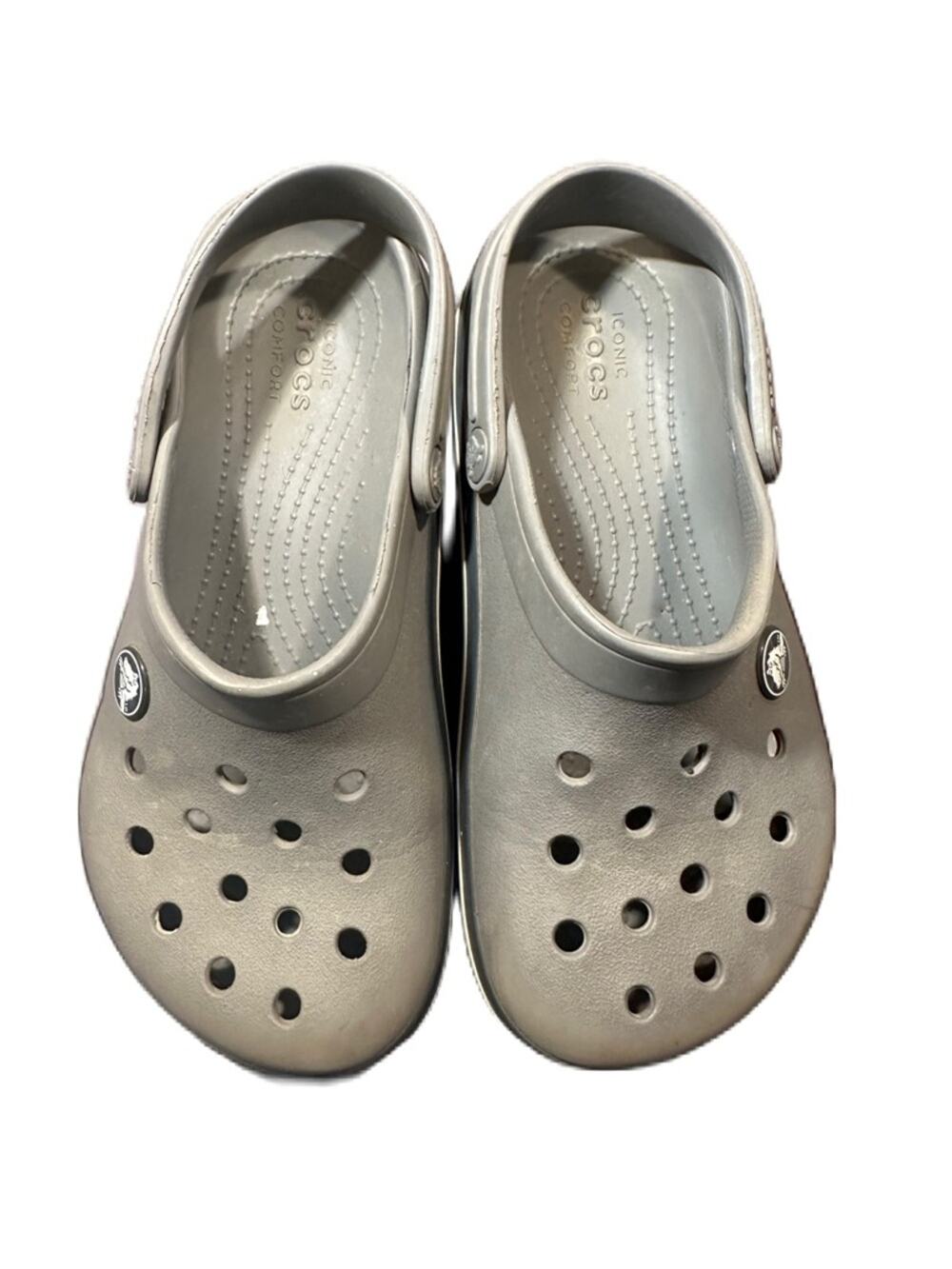 CROCS Crocband Classic Clog in Light Gray